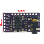 Interface I2S PCM5102A DAC Decoder GY-PCM5102 I2S Player Module For Raspberry Pi pHAT Format Board Digital PCM5102 Audio Board