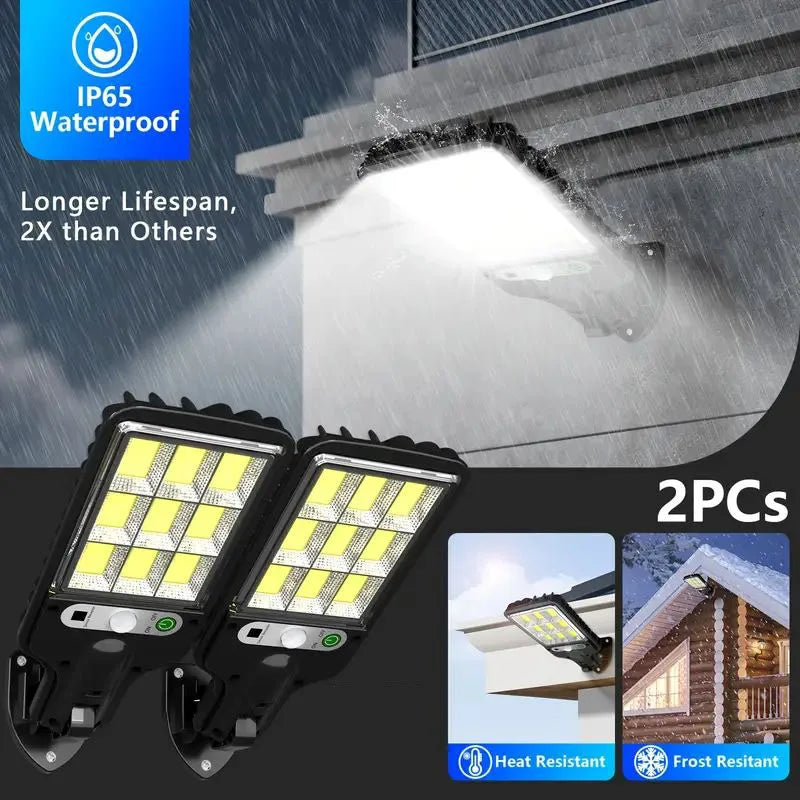 4/2/1 Solar Lights Outdoor Motion Sensor Lights Outdoor Street Lights IP65 Wall Lights Sidewalks Courtyards Garages Corridors