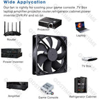 Gdstime 120mm USB PC Fan 5V 12V 24V 48V 12cm DC Brushless Cooling Fan 12025 2PIN 3PIN 4PIN Ball Computer Case Fan Waterproof Fan