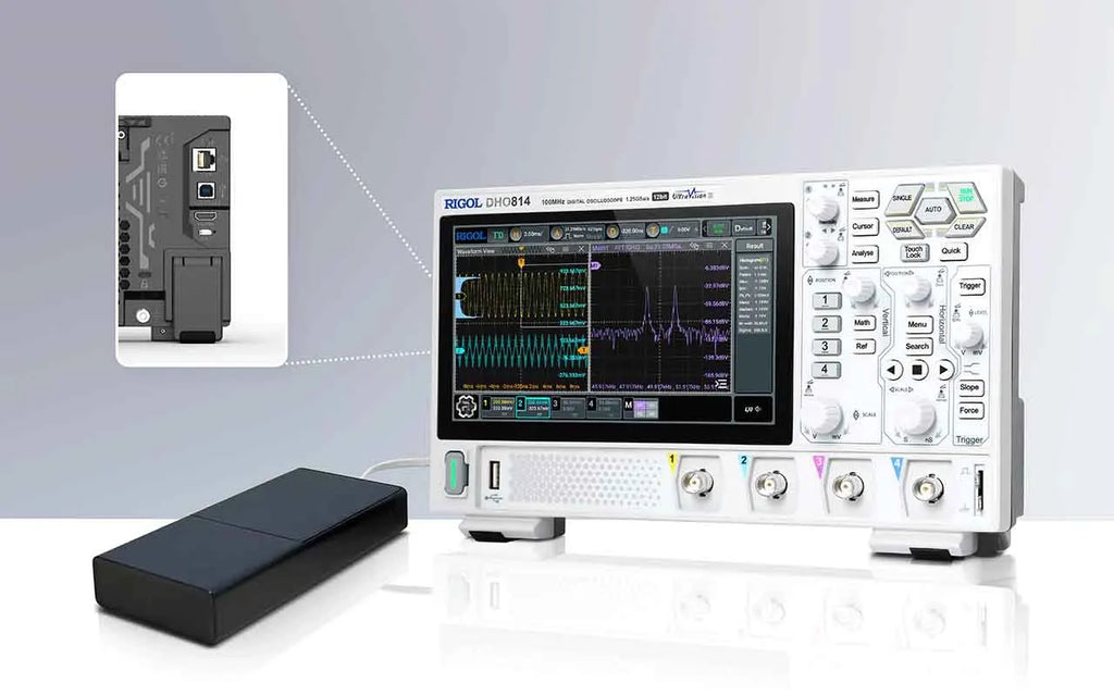RIGOL DHO802/DHO804/DHO812/DHO814 Oscilloscopes | 70/100MHz, 2/4CH, 25Mpts Deep Memory, HDMI Output,  CAN/I2C/SPI/UART Decode