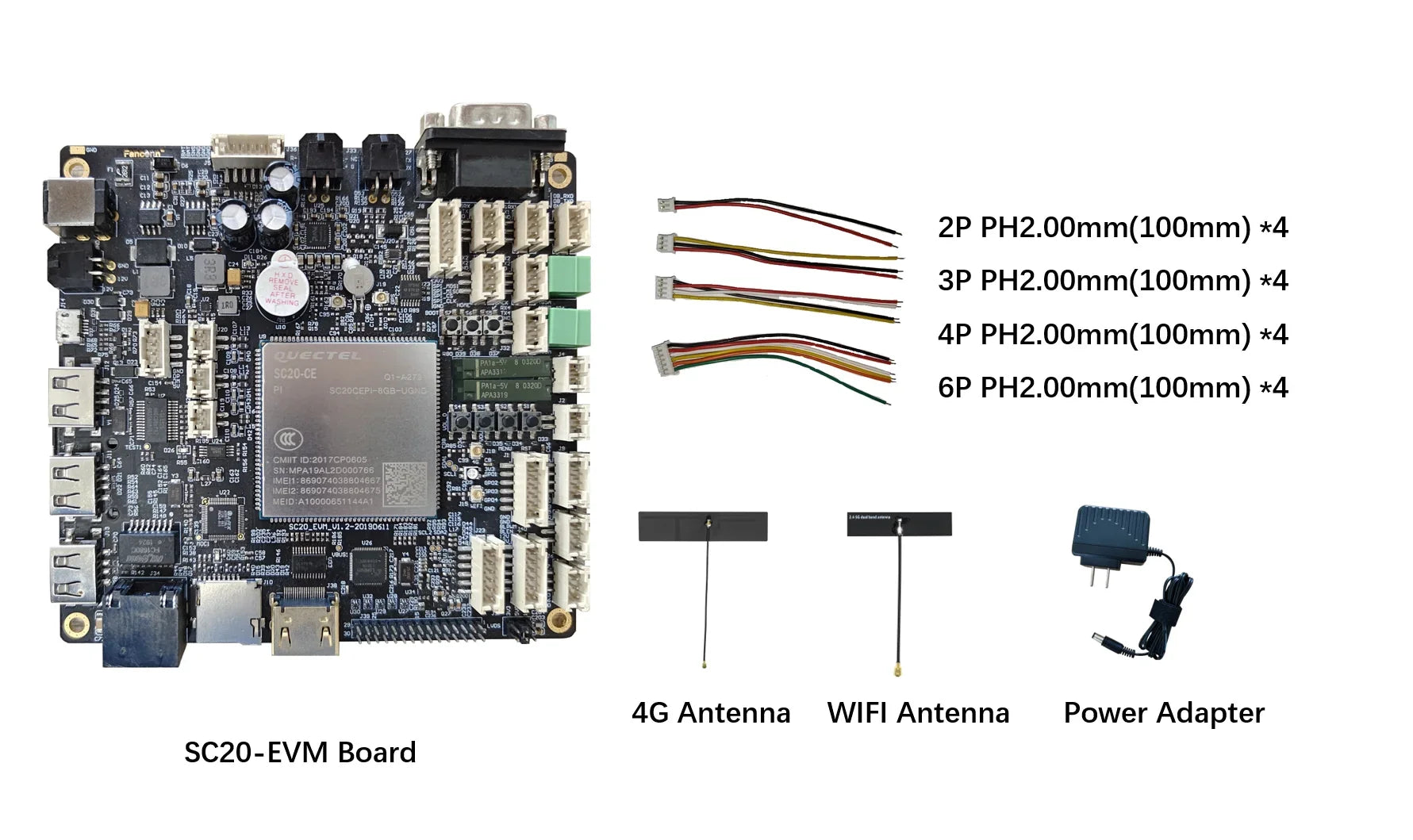 NEW Quectel SC20 module SC20-EVM smart board for android system 4G LTE android development boards with lte