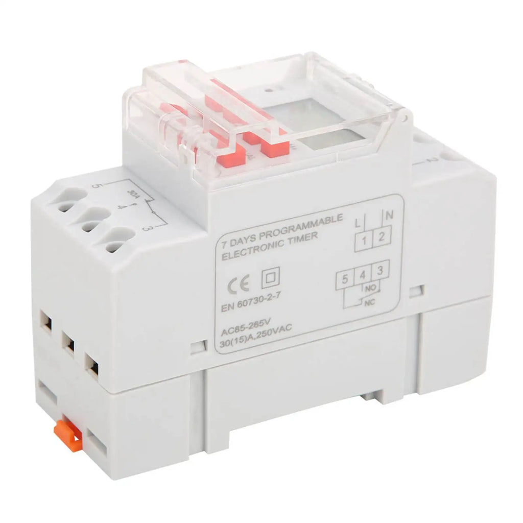 TM919BK 85~265V AC 30A LCD 7 Days Programmable Digital Timer Switches