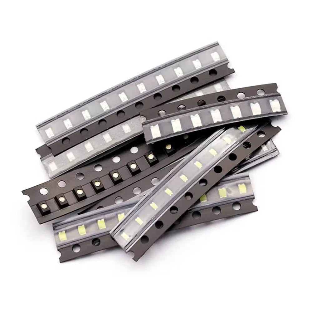 10Valuesx100pcs=1000pcs 0603 Ultra Bright Red/Green/Blue/White/Yellow /Warm White/Orange/Pink/Purple/Yellow Green Smd Led Diode