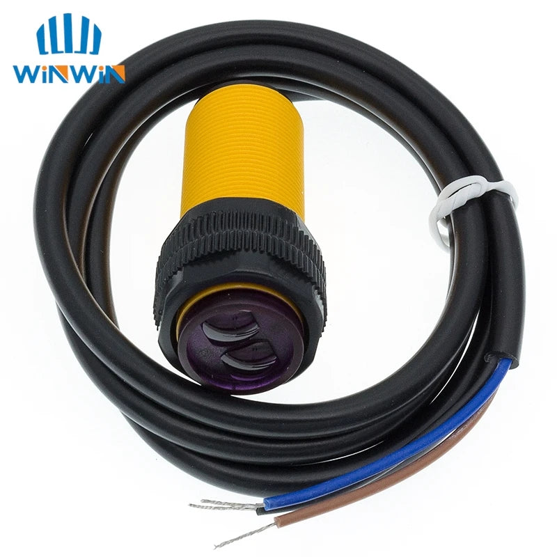 E18-D80NK Infrared Obstacle Avoidance Photoelectric Sensor Proximity Switch 3-80cm Detection Range Adjustable