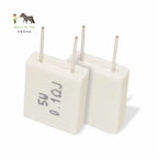10pcs BPR56 5W Non-inductive Cement Resistor 0.01R 0.02R 0.05R 0.1R 0.15R 0.2R 0.22R 0.25R 0.3R 0.33R 0.5R 0.56R 1R 2R 10R ohm