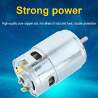 775/795/895 DC Motor 12/24V 3000-15000RPM High Speed Large Torque Motor Tools for Small Drill / Micro Machine with Ball Bearing