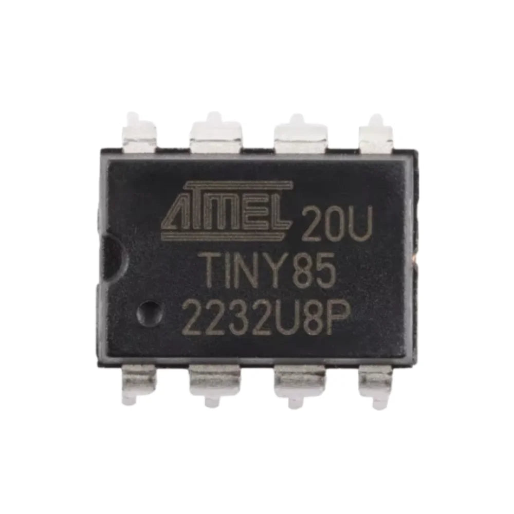 10-1pcs,ATtiny85-20PU DIP-8 ATTINY85 DIP8 85-20PU ATTINY85-20 20U TINY85 DIP 8-bit AVR Microcontroller Chip IC New Original