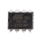 10-1pcs,ATtiny85-20PU DIP-8 ATTINY85 DIP8 85-20PU ATTINY85-20 20U TINY85 DIP 8-bit AVR Microcontroller Chip IC New Original