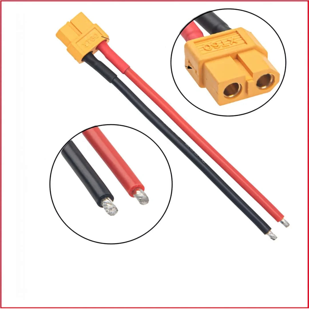 New 1-6 Pair XT60 14AWG Parallel Battery Connector Male/Female Cable Dual Extension 40CM/60CM Silicone Wire for RC Battery Motor