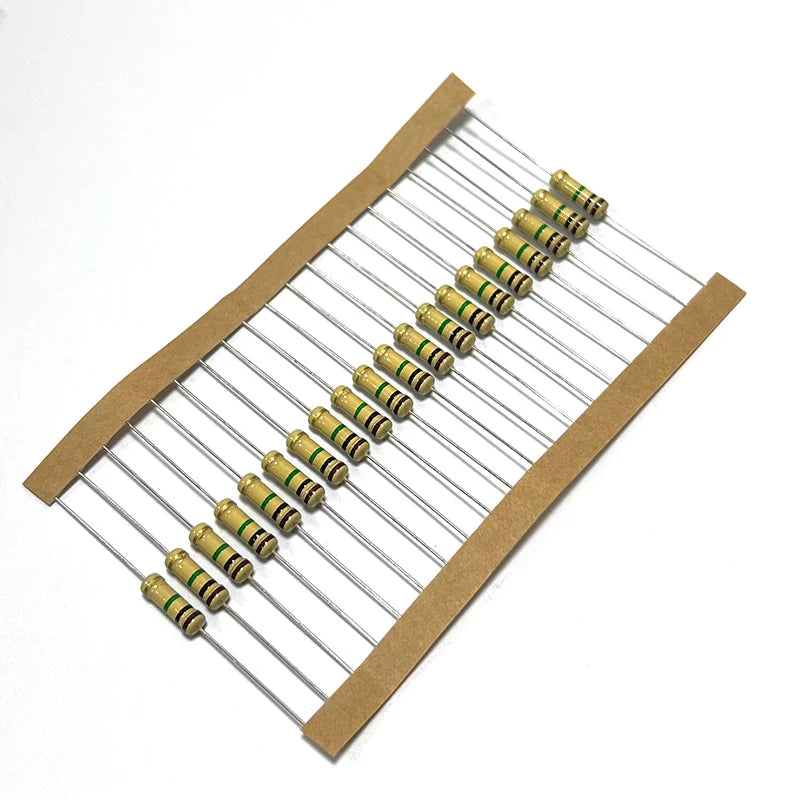 20pcs 1W Carbon Film Resistor 5% 1M 1.2M 1.5M 2M 3M 1 1.2 1.5 2 3 Mohm 0.1R--10M