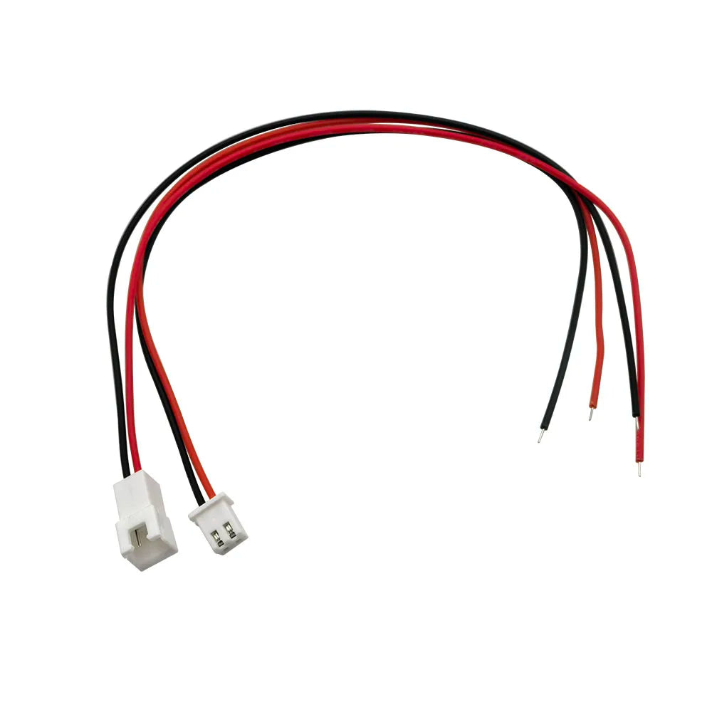 10/5Pcs JST XH 2.54mm Pitch 2 Pin XH2.54 Male Plug / Female Socket Wire Cord Connector 26AWG PVC Wires Length 200mm