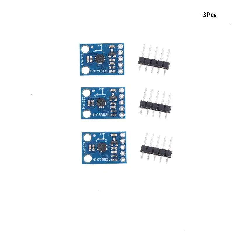 1/3/5 Pcs GY-273 QMC5883L Three-axis Magnetic Field Sensor 3V-5V Electronic Compass Magnetometer Sensor Module For Arduino