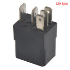 DC 12V/24V 40A Rated Current 1NO 1NC SPDT 4Pin/5Pin Car Relays Socket Automotive Alarm Relay & Wire 40 Amp Auto Accessories