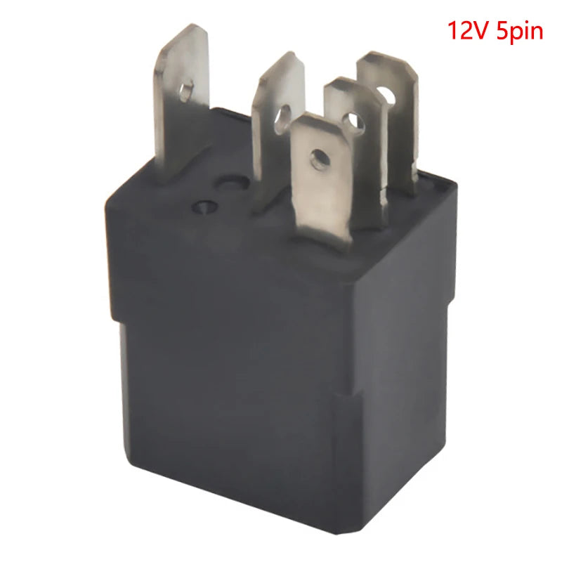 DC 12V/24V 40A Rated Current 1NO 1NC SPDT 4Pin/5Pin Car Relays Socket Automotive Alarm Relay & Wire 40 Amp Auto Accessories