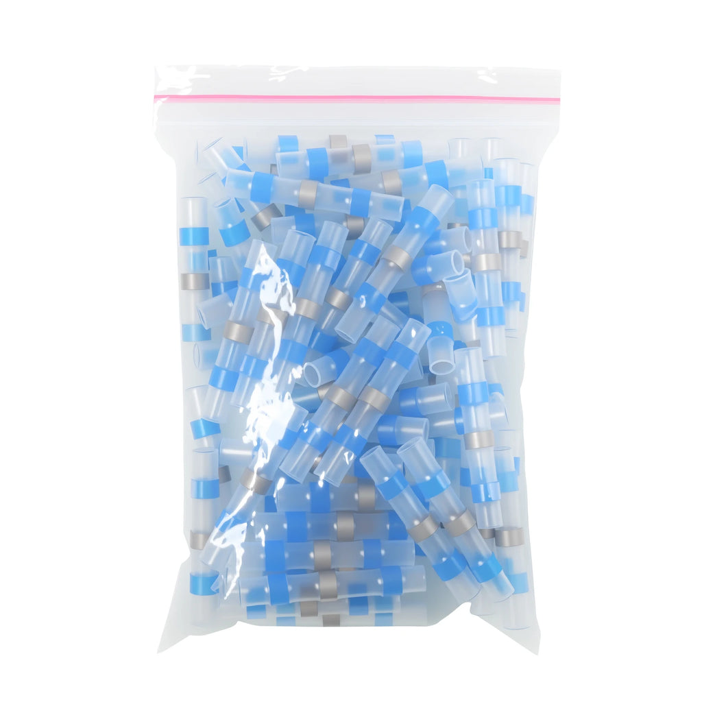 10 - 500pcs Solder Seal Wire Connectors 3:1 Heat Shrink Butt Crimp Terminals Waterproof Electrical Cable Splice Connector