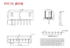 50Pcs/10pcs XH2.54 Connector 2.54MM 90 Degree Right Angle Pin Header/Terminal/Housing Wire Connectors 2P 3P 4/5/6/7/8/9/10P 12P