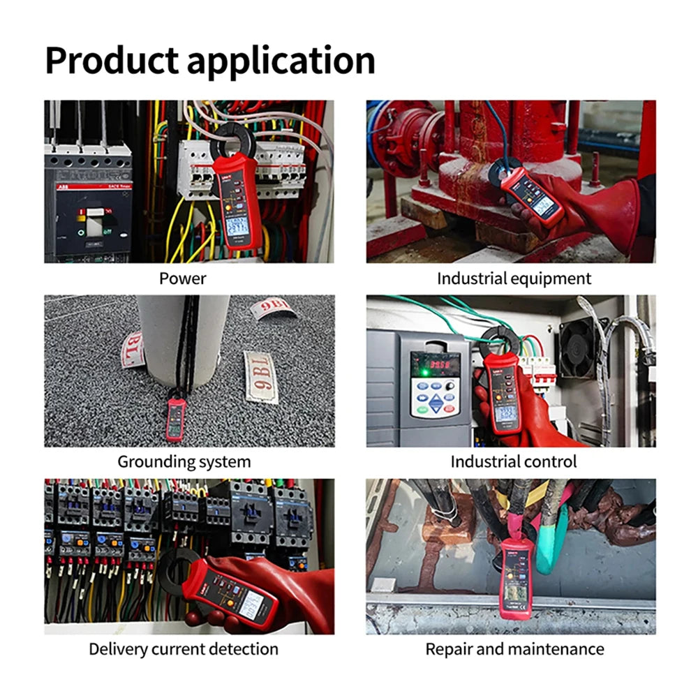 UNI-T UT251A UT251B+ UT251+ UT251C PLUS Current Leakage Clamp Meter Pliers Ammeter Professional AC Current Leak Tester
