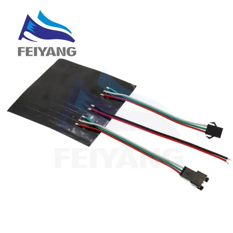 WS2812B RGB LED Digital Flexible Individually Addressable Panel Light WS2812 8x8 16x16 8x32 Module Matrix Screen DC5V 5050 RGB
