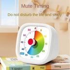 Movement Visual Timer Time Management Sweep Second Countdown Clock 60-Minute Silent Kitchen Cooking Timer Kids and Adults