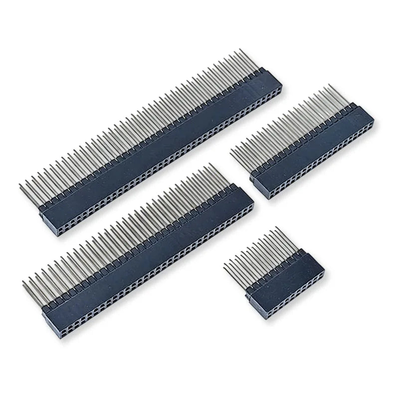 1PCS 2.54mm 2x10P/20P/32P/40 Pin Female Stacking Header Connector Dual Row 2*10P 2*20P 2*32P 2*40P PC104 For Raspberry Pi 2