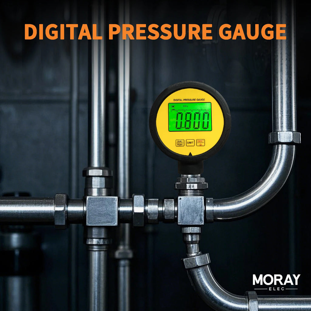Moray ME260P 1%FS Waterproof IP65 Battery Powered Portable LCD Digital Display Pressure Transmitter Digital Pressure Gauge