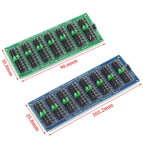 0.1R - 9999999R Programmable SMD Resistor Slide Resistor Board Step Accuracy 1R 1% 1/2 W Module