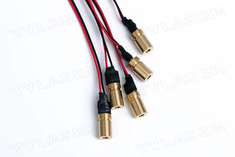 D6x10mm 650nm Red Dot Laser 1mw 5mw 10mw 50mw Laser Module Industrial Grade APC Driver for Stone Woodwork Cutting Alignment