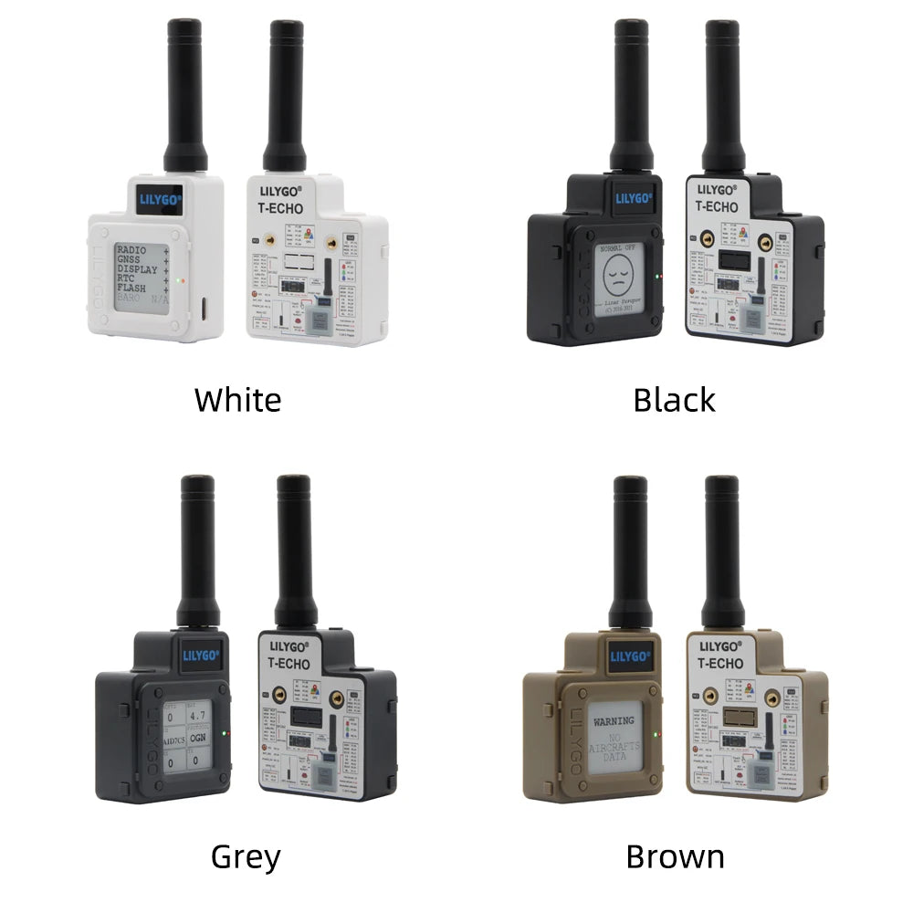 T-Echo LoRa SX1262 Wireless Module 433/868/915 trillion 1.54 Electronic Paper Global Positioning System RTC NFC BME280