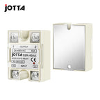 JOTTA SSR -10AA  25AA 40AA  AC Control AC SSR White Shell Single Phase Solid State Relay With Plastic Cover