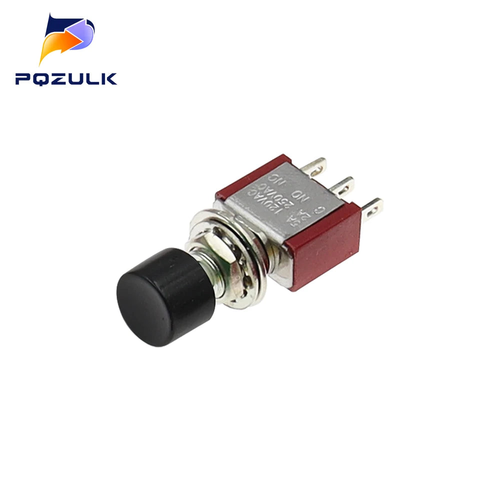 High Quality 6mm 3/6Pin 2 Position Mini Momentary Automatic return Push Button Switchl ON OFF 5A125V/2A250V Toggle Switch