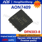 (10-100piece)100% Brand new original AON7409 SMD DFN3X3-8 marked 7409 single P-channel 30V 32A MOSFET