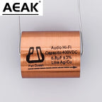 Free Shipping 2pcs/lot Tianji MKP Series Metallized polypropylene polar Audio Hi-Fi capacitor Line Ag-Cu ±3%