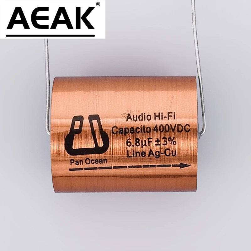 Free Shipping 2pcs/lot Tianji MKP Series Metallized polypropylene polar Audio Hi-Fi capacitor Line Ag-Cu ±3%
