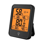 Indoor Digital Temperature Humidity Meter With Stand Magnet Portable House Office Temperature Monitor Thermometer Hygrometer