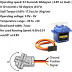 1/5/10 PCS SG90 9G Micro Servo Motor Control for RC Robot Arm Servomotor Toy Airplane Helicopter Aircraft Models 180°