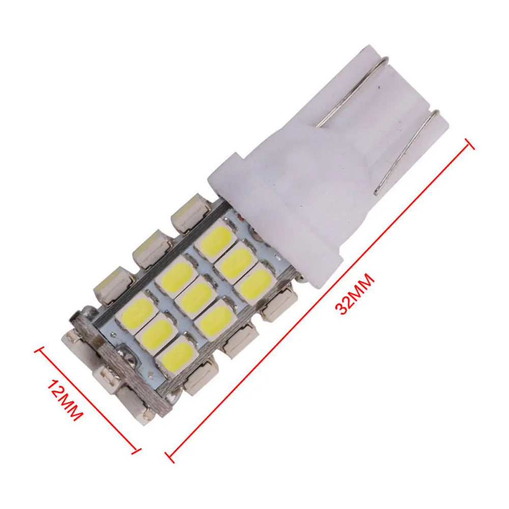100PCS T10 1206 3020 68 42 20 SMD 194 168 W5W 12V 24V Car LED Light Bulbs 20 42 68LED Auto Bulbs White Clearance Interior Light