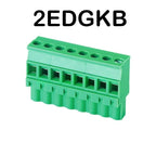 10pcs KF2EDGKA 2EDGKB-5.08mm Side-Exit Straight Vertical Plug PCB Male and Female Connectors Terminal Blocks