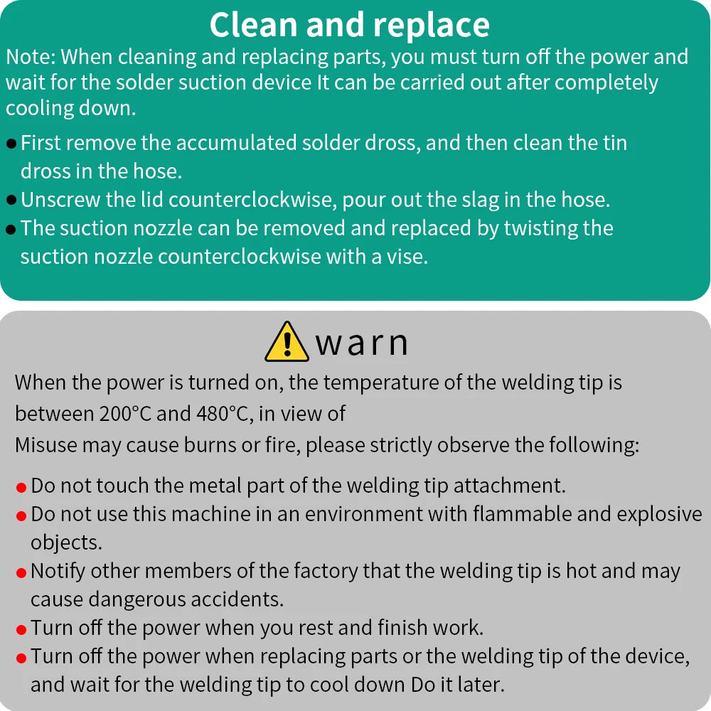 LUXIANZI 220V 50Hz Electric Suction Gun Vacuum Solder Sucker Tin Soldering Iron Desolder Pump Repair Welding Tools with Nozzle