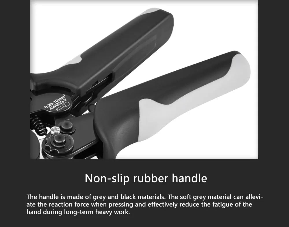 Crimping Pliers Tubular Terminal Hand Tools HSC8 6 - 4A 0.25 - 10mm2 6 - 6A 0.25 - 6mm2 Electrical Mini Wire Ferrule Clamp Kit