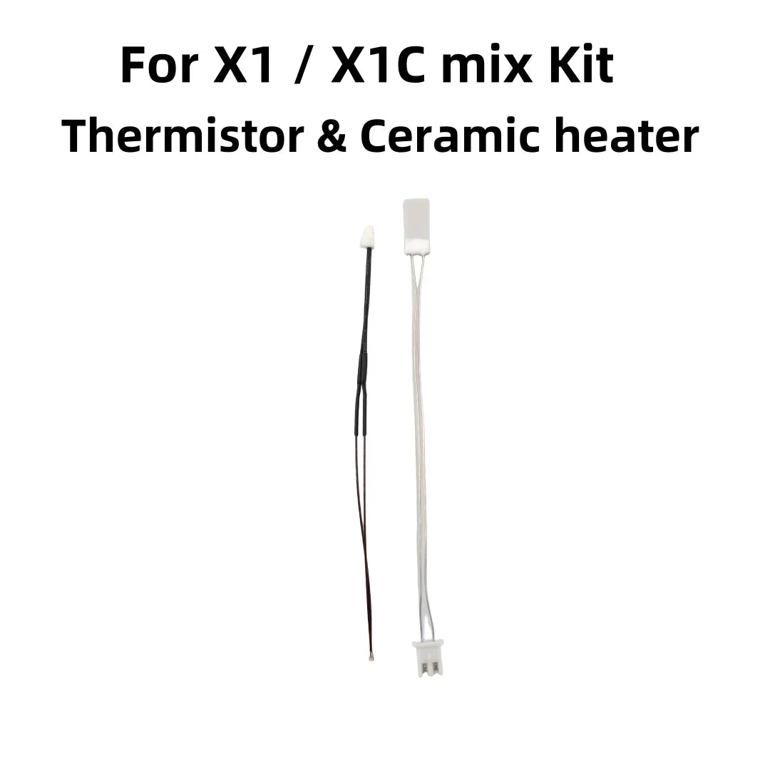 Ceramics Heater Thermistor for Bambu lab BambuLab X1 X1C P1 P1P P1S Combo 24v 48w Heating block 3D Printer Parts