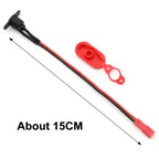 1set Electric Scooter Charging Cable Charging Hole with Waterproof Cover Dust Plug Silicone For Xiaomi M365 Accessories