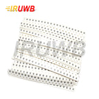 660pcs=1206 33valuesX 20pcs 0805 0603 0402 0201 SMD Resistor Sample Assorted Kit 1ohm-1M ohm 1%