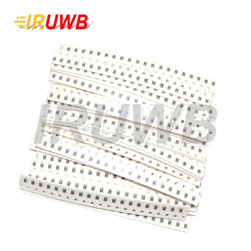 660pcs=1206 33valuesX 20pcs 0805 0603 0402 0201 SMD Resistor Sample Assorted Kit 1ohm-1M ohm 1%