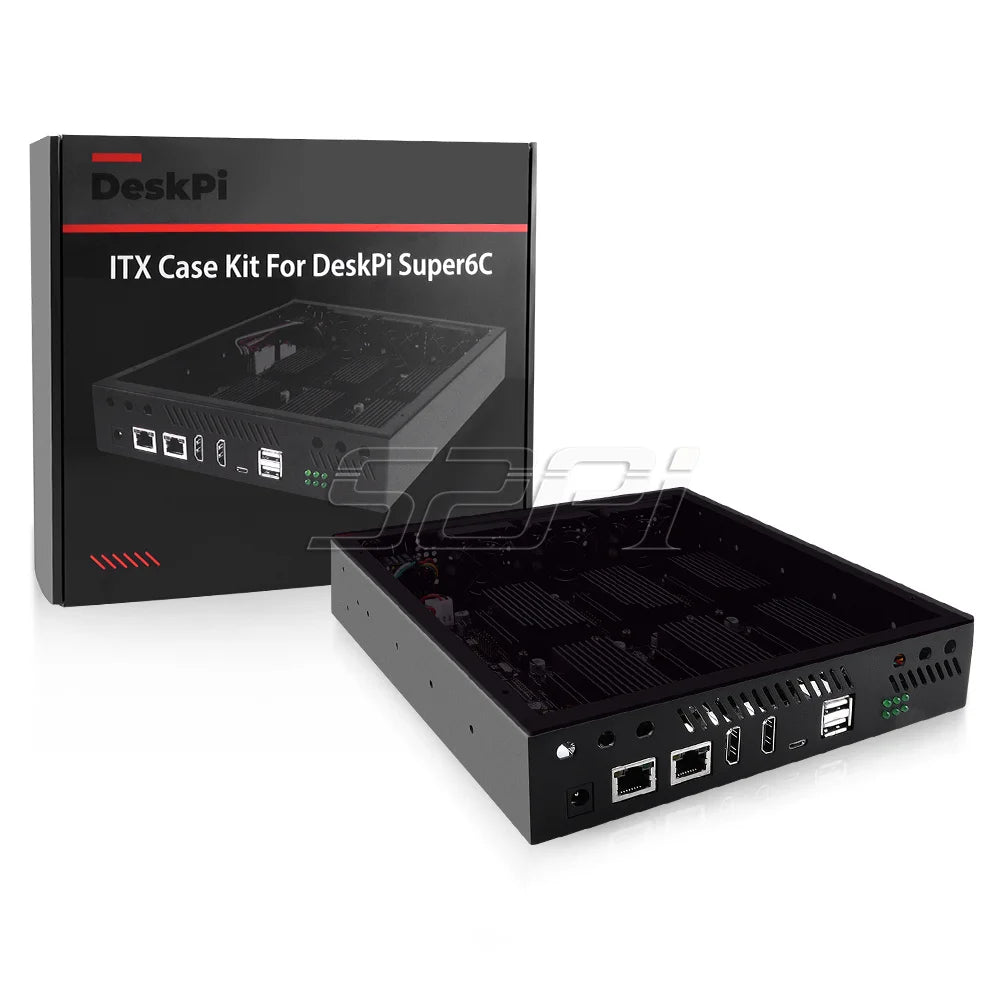 52Pi New DeskPi Super6C Raspberry Pi CM4 Cluster Carrier Mini-ITX Board 6 RPI Compatible CM4 Supported