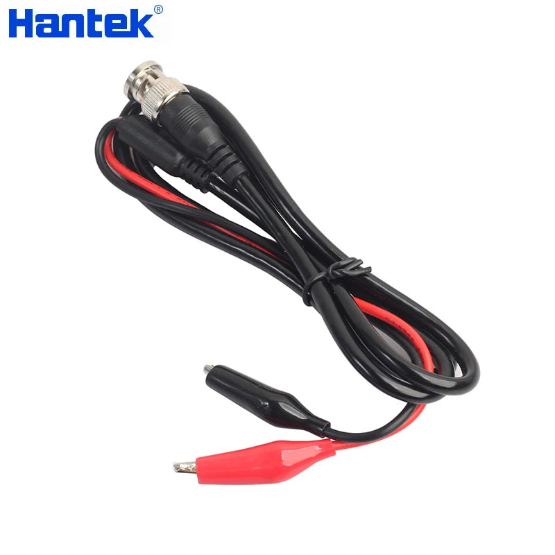 Digital Oscilloscope BNC Probe Test Leads Coaxial Q9 Male Plug to Dual Alligator Crocodile Clip Test Line Cable HT324