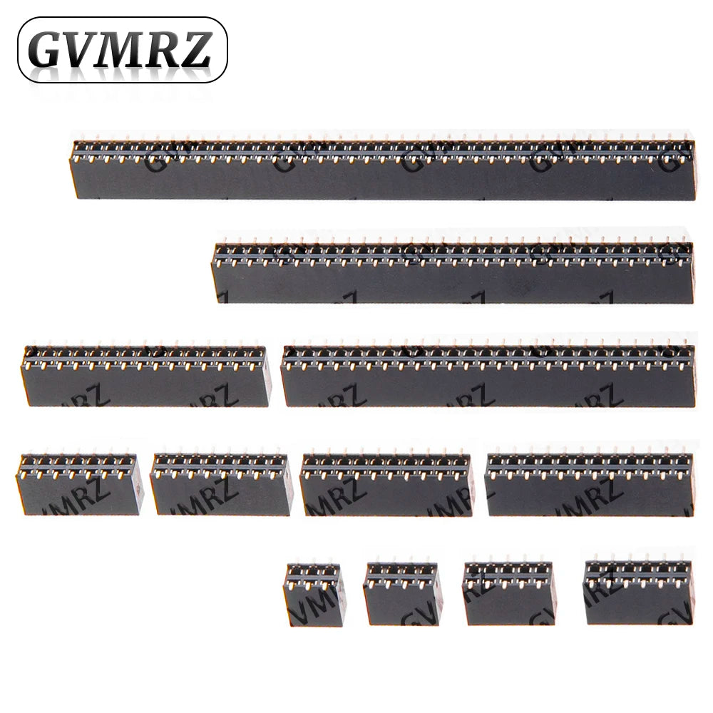 10PCS SMT 2.54mm Double Row Female Breakaway PCB Board Pin Header socket Connector Pinheader 2 * 3/4/5/6/7 2x3PIN-2X40PIN