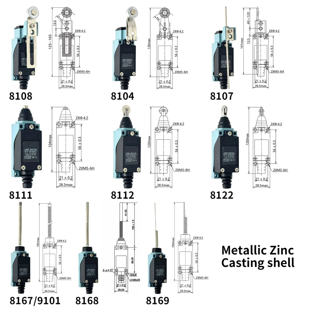 10Pcs Momentary Limit Switch Roller Lever CNC Mill Laser Plasma,high-quality material casing,durable,380V within,5A ,IP65