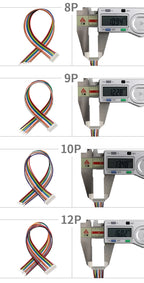 10pcs MX1.25 2/3/4/5/6/7/8/9/10P 1mtr 100cm Micro 1.25mm 28AWG Single/double Head Male Terminal Wire Connector Cable