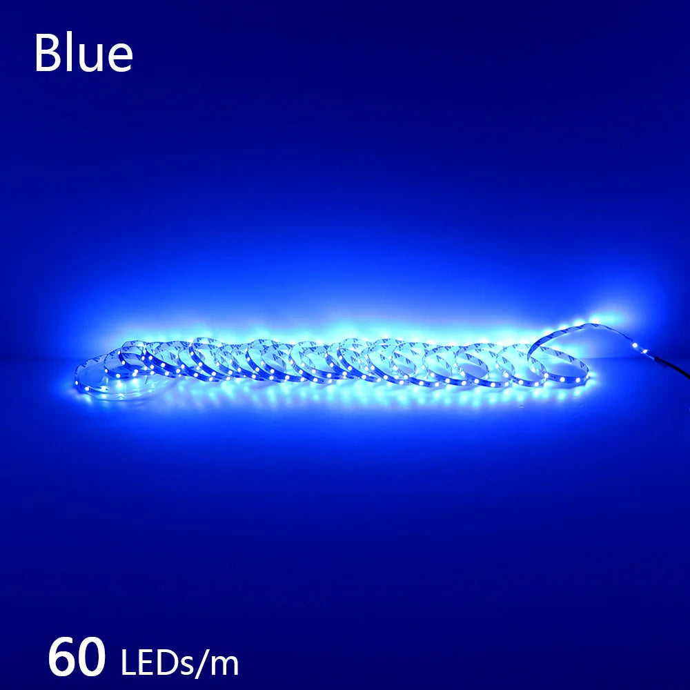 2835 5M 300 600 1200LEDs LED Strip DC12V 24V 120LEDs/m Home Waterproof IP65 Lamp Strip  Flexible And Cuttable Soft Lamp Bar
