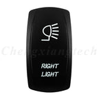 Marine 12V 24V White Led On Off Rocker Switch 5Pin SPST Momentary Switch DPDT ON OFF ON 3-Way for Car Boat Carling 4X4 Narva